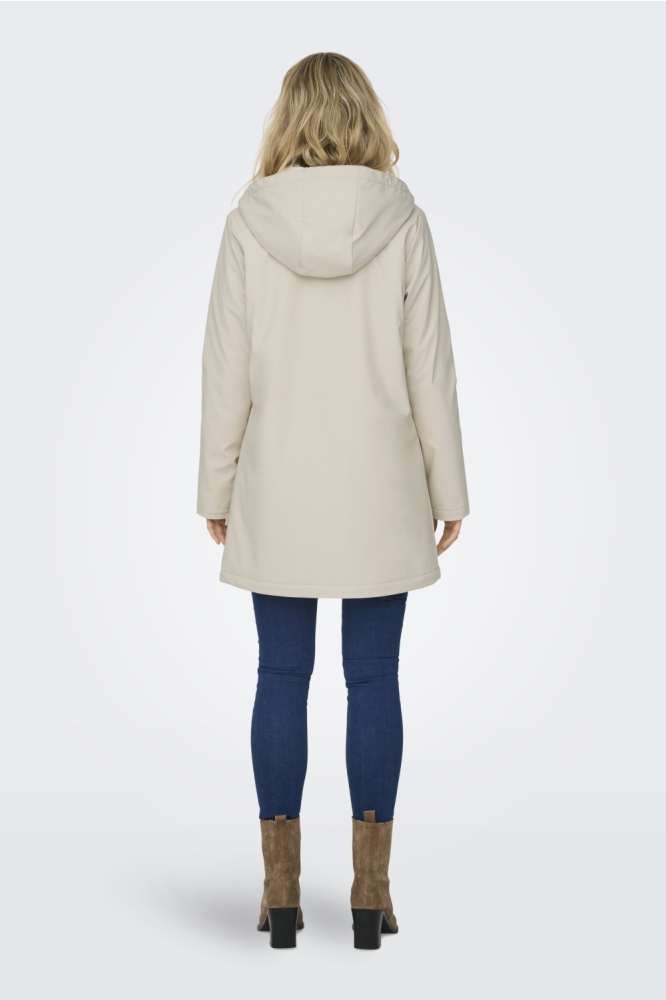 ONLSALLY RAINCOAT OTW NOOS 15206116 Oatmeal/WHITE TEDD